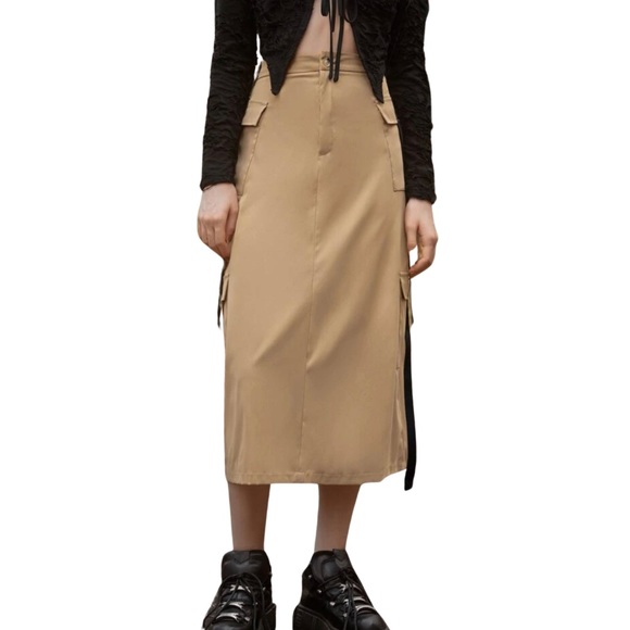 Vintage Cargo Maxi Skirt Sz. Small - Picture 3 of 7